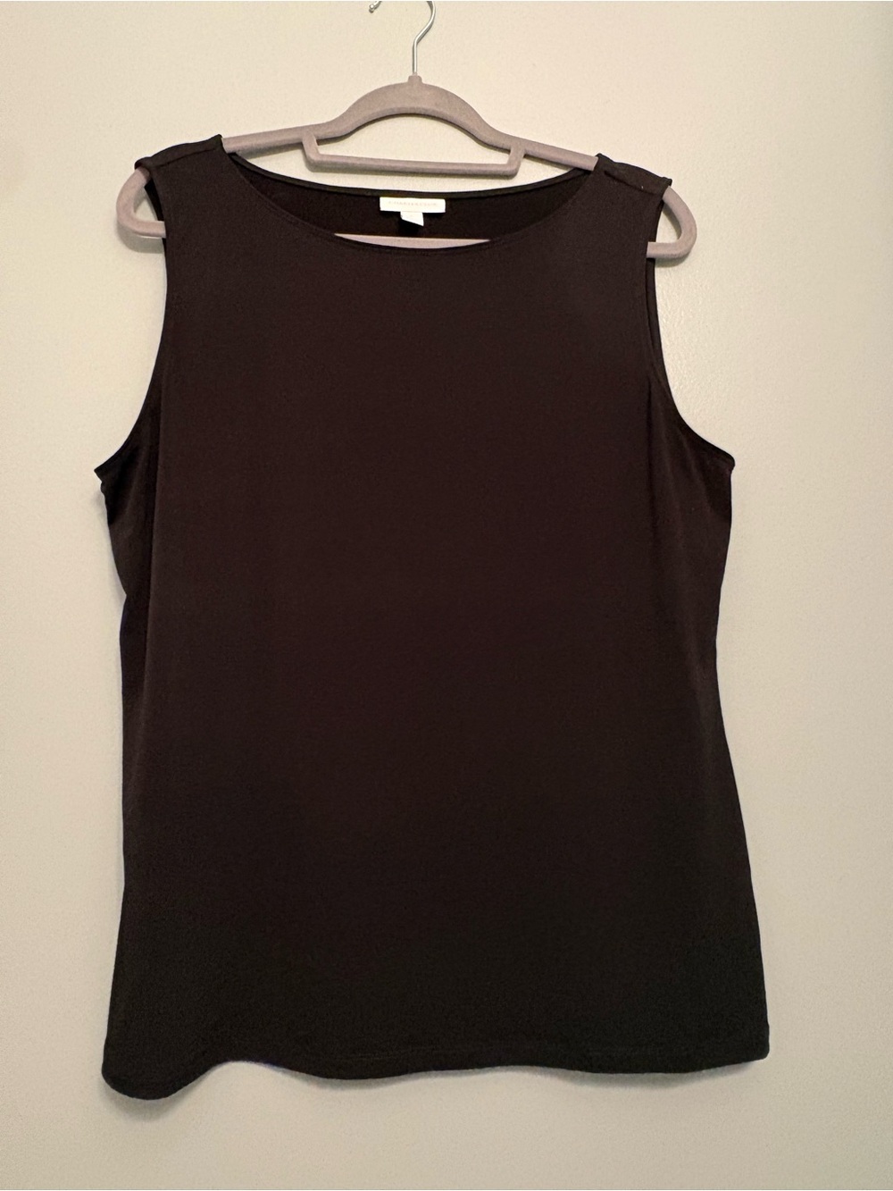 Classic Sleeveless Women's Top - Black Size XL Charter Club